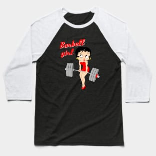 Barbell Girl Baseball T-Shirt